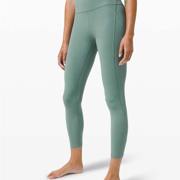 Lululemon Align High Rise Pant with Pockets 25" Tidewater Teal - Picture 4 of 7